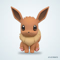 Eevee 3D Printed Figure - 19" - view 1