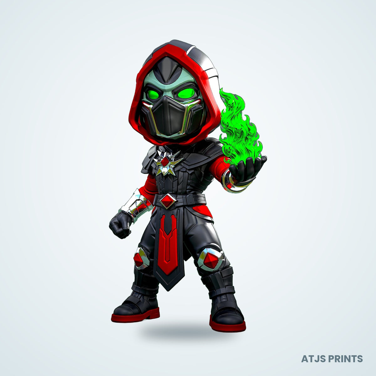 Ermac (Mortal Kombat) 3D Printed Figure - 12" - view 1