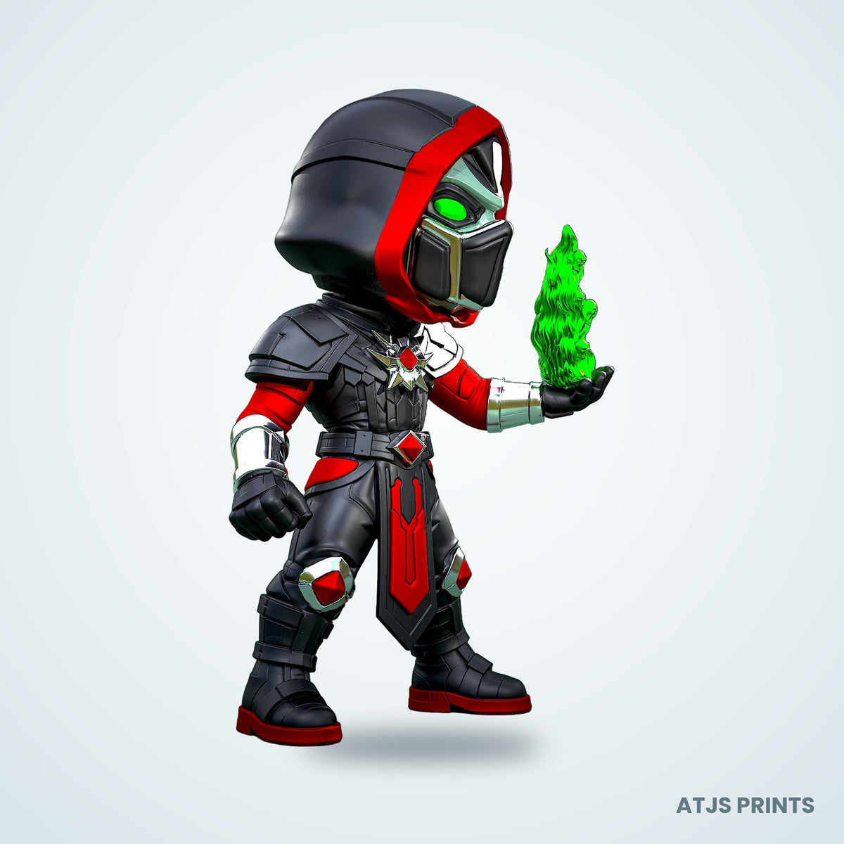 Ermac (Mortal Kombat) 3D Printed Figure - 12" - view 2