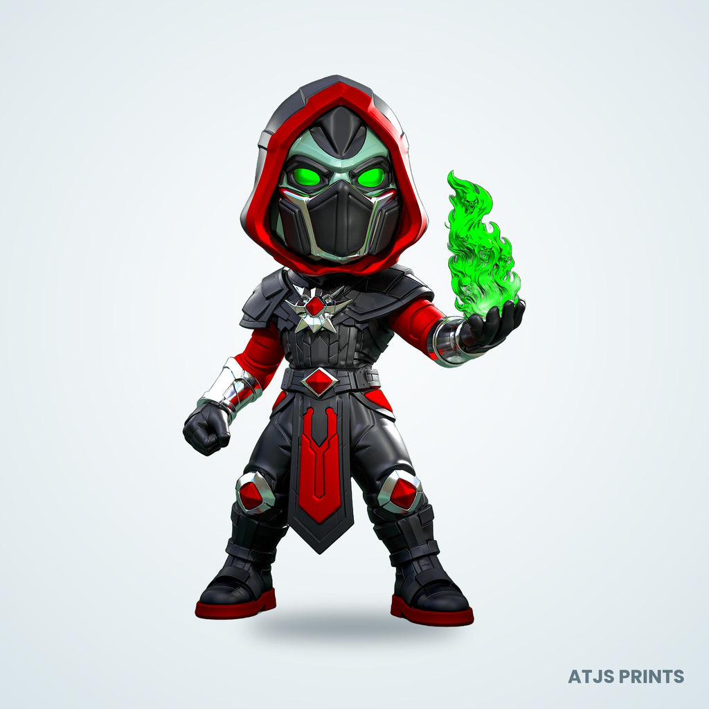Ermac (Mortal Kombat) 3D Printed Figure - 12" - view 4