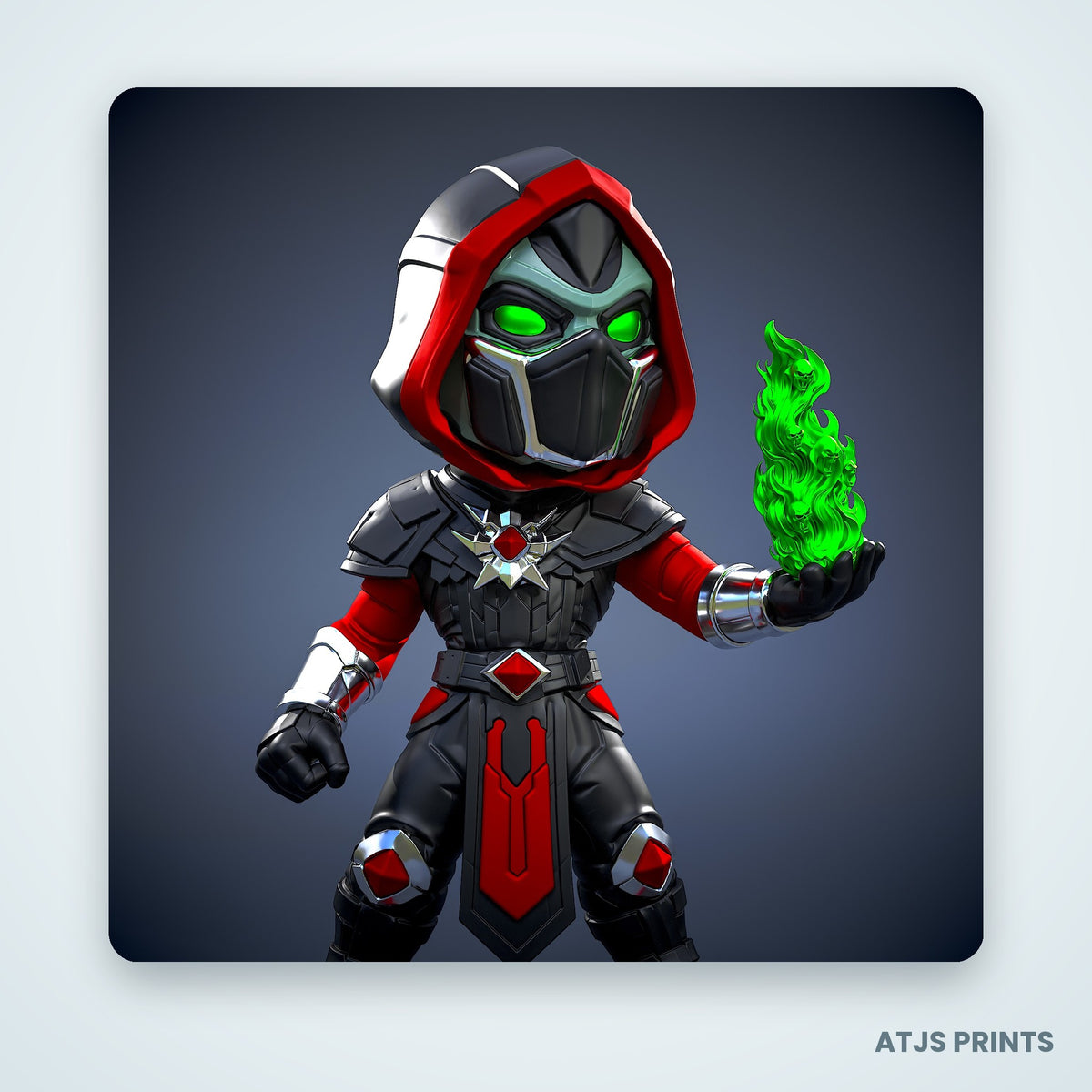 Ermac (Mortal Kombat) 3D Printed Figure - 12" - view 5