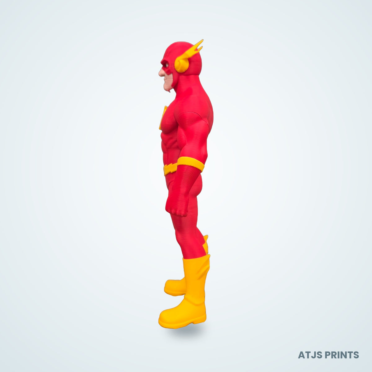 The Flash 3D Printed Figure - 20" - view 3