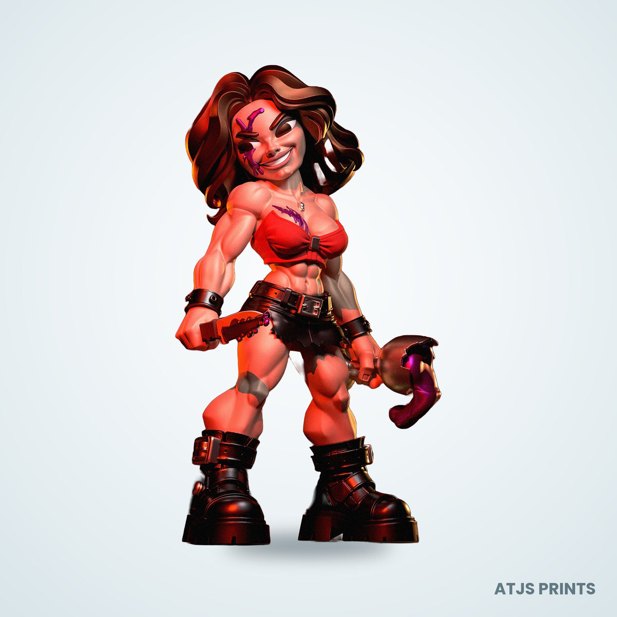 Freaky Nikki 3D Printed Figure - 12" - view 1