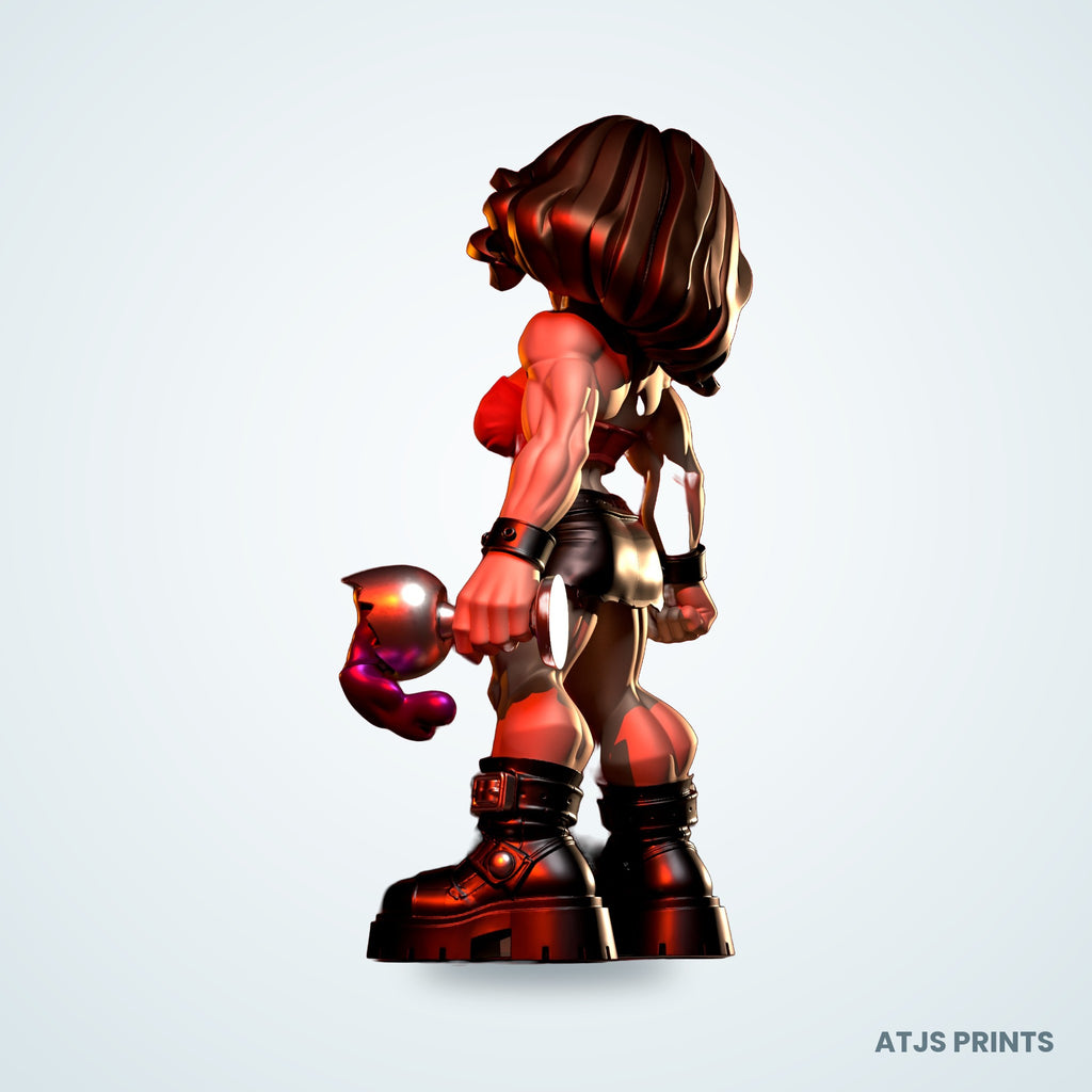 Freaky Nikki 3D Printed Figure - 12" - view 3