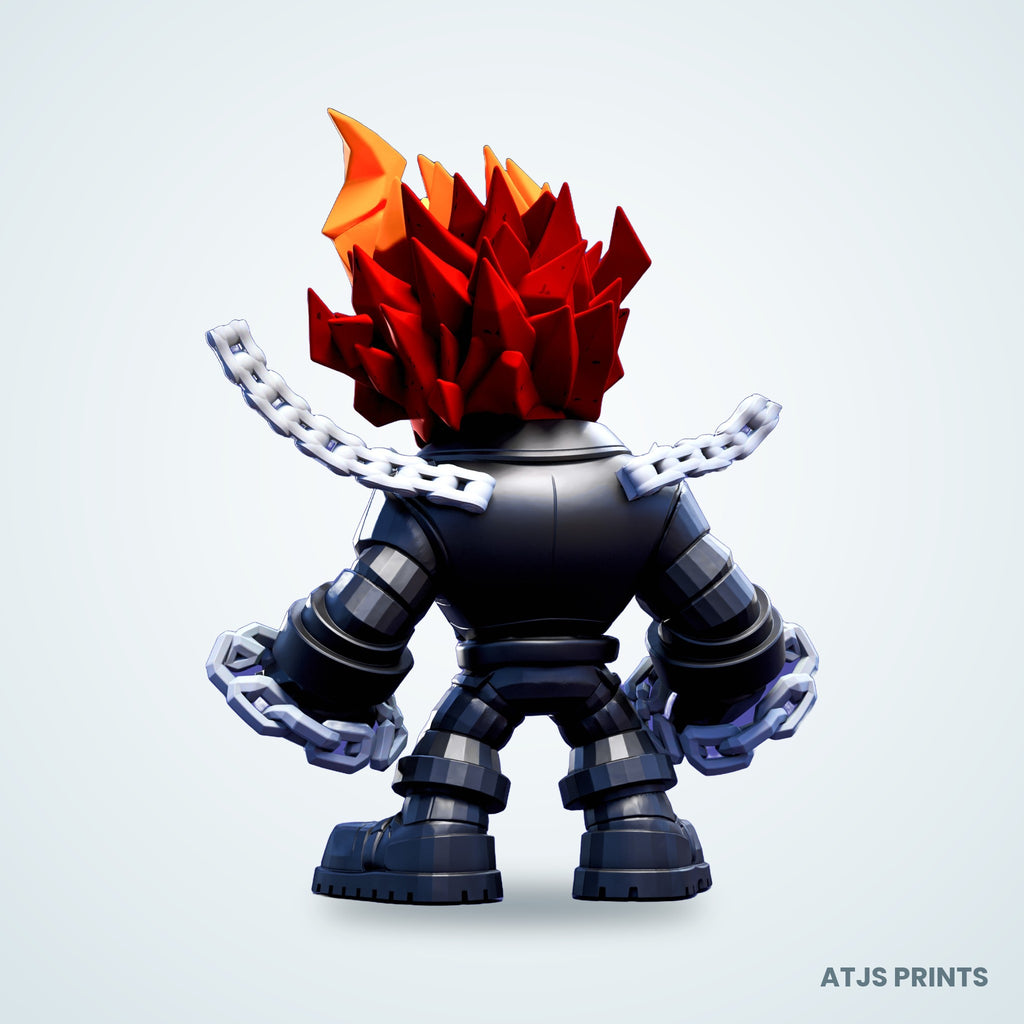 Ghost Rider 3D Printed Figure - 12" - view 2