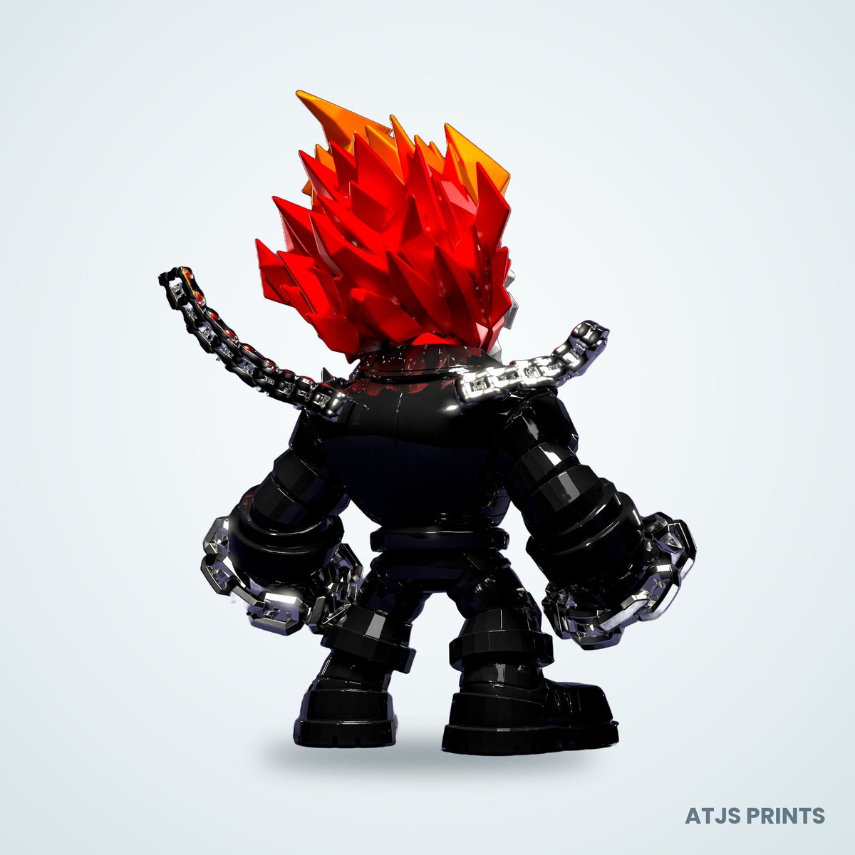 Ghost Rider 3D Printed Figure - 12" - view 4