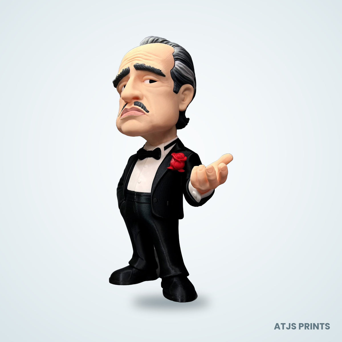 The Godfather Caricature 3D Printed Figure - 15" - view 1