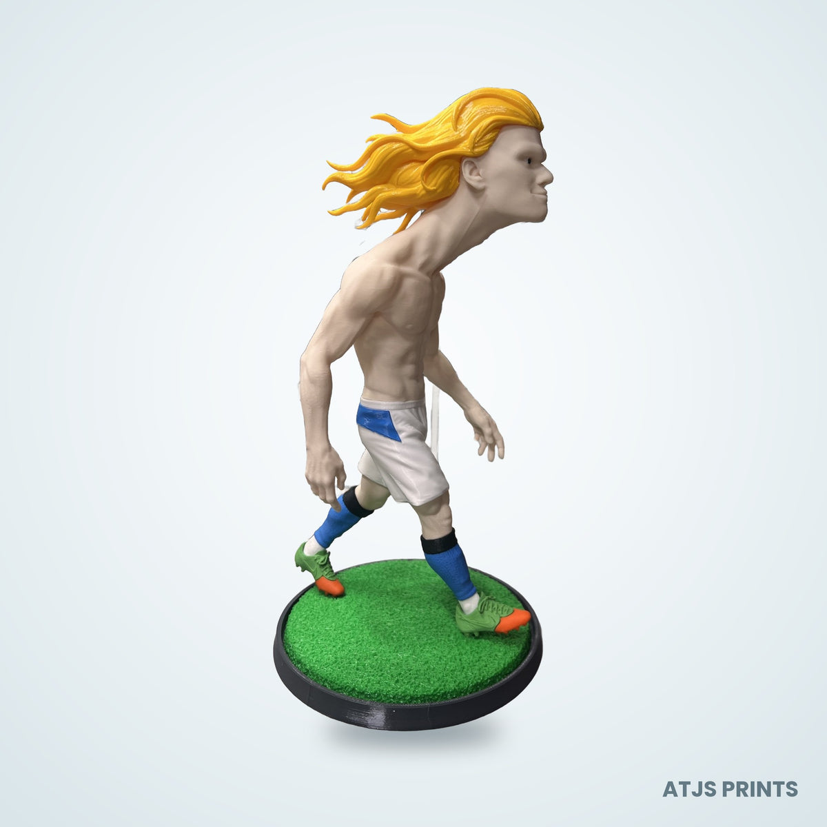 Erling Haaland "Meme Walk" Caricature 3D Printed Figure - 11" - view 3
