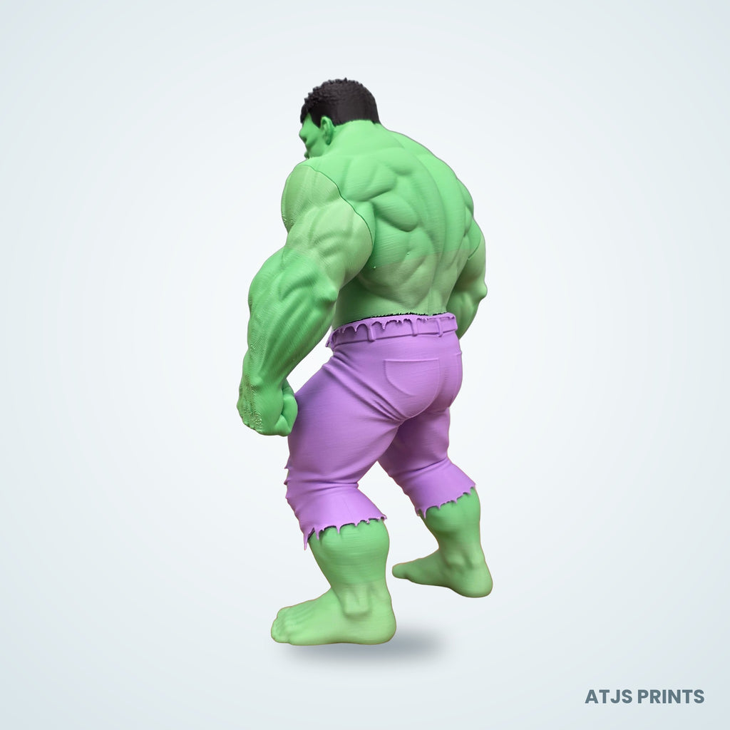 Hulk 3D Printed Figure - 18" - view 3