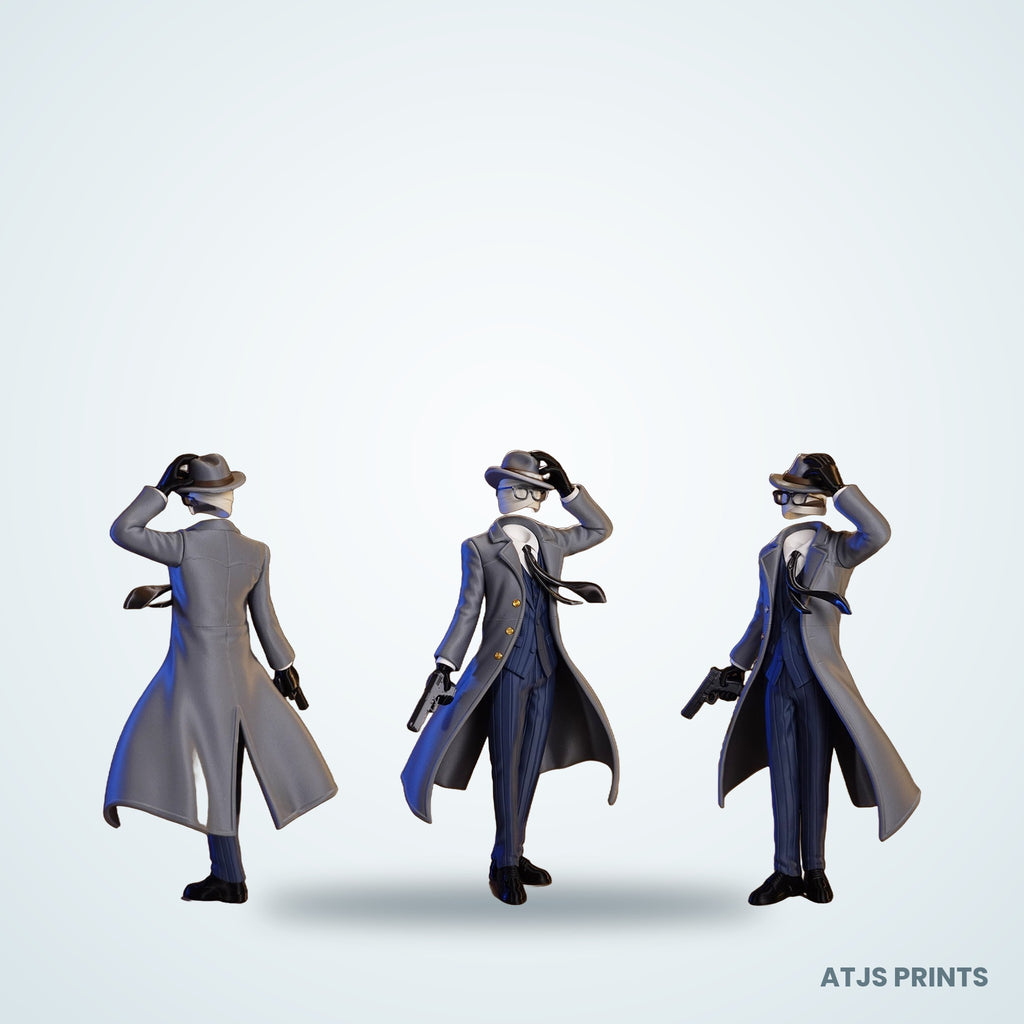 The Invisible Man 3D Printed Figure - 16" - view 3