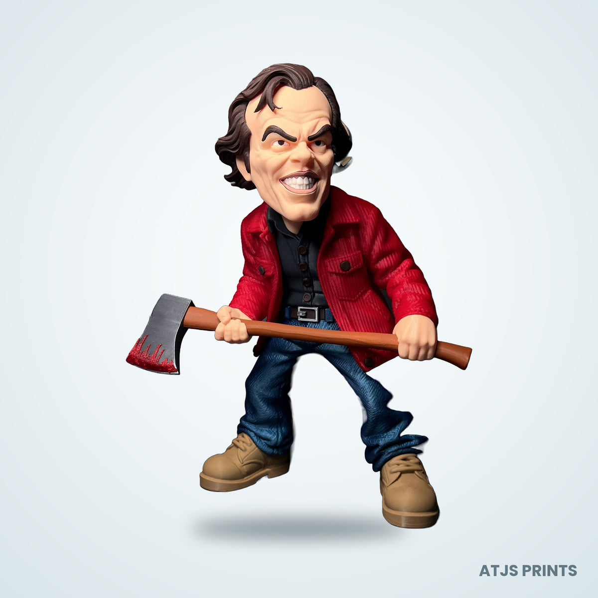 Jack Torrance Caricature 3D Printed Figure - 15" - view 1
