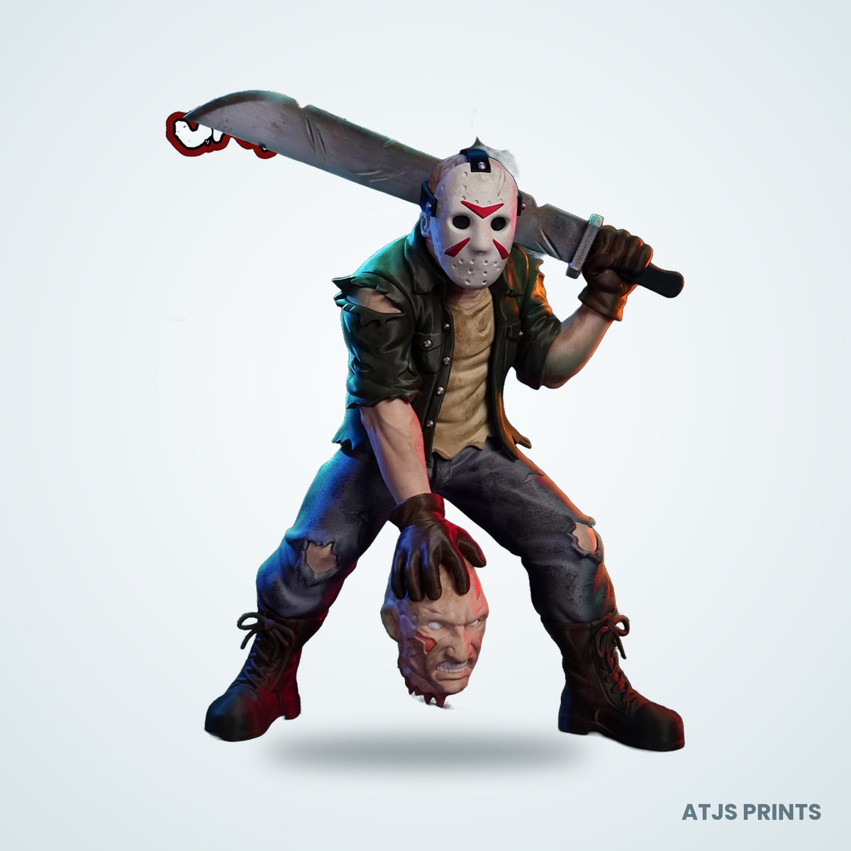 Jason Voorhees 3D Printed Figure - 15" - view 1
