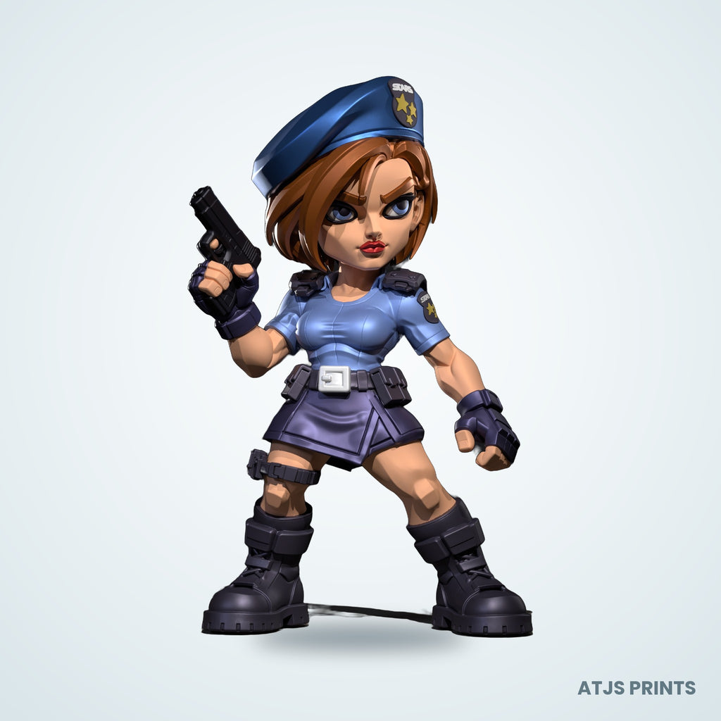 Jill Valentine (Resident Evil) 3D Printed Figure - 13" - view 1