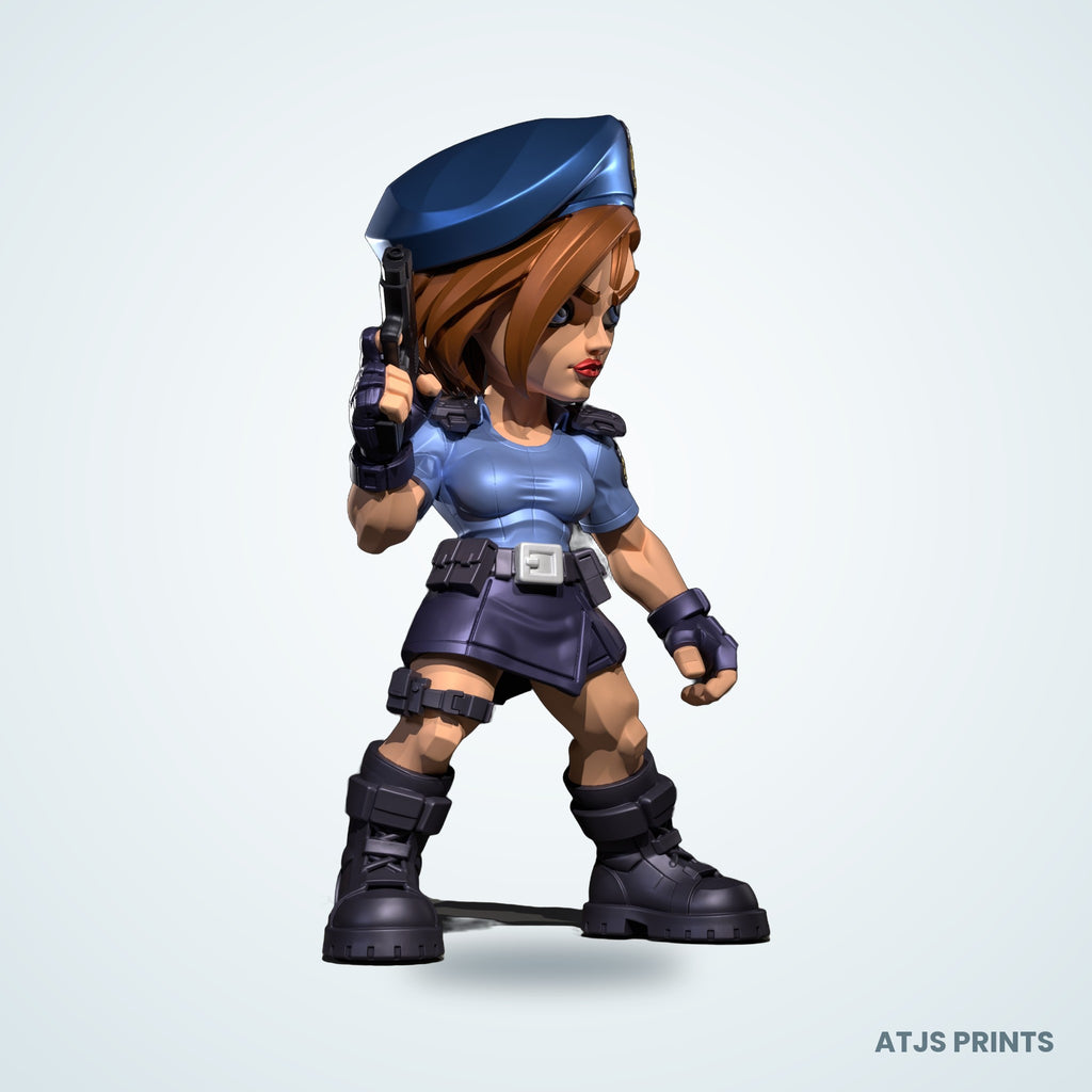Jill Valentine (Resident Evil) 3D Printed Figure - 13" - view 2