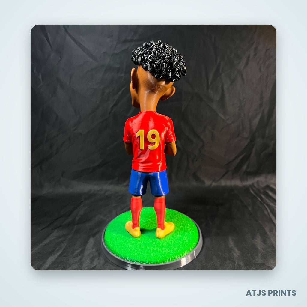 Lamine Yamal Caricature 3D Printed Figure - 11" - view 2