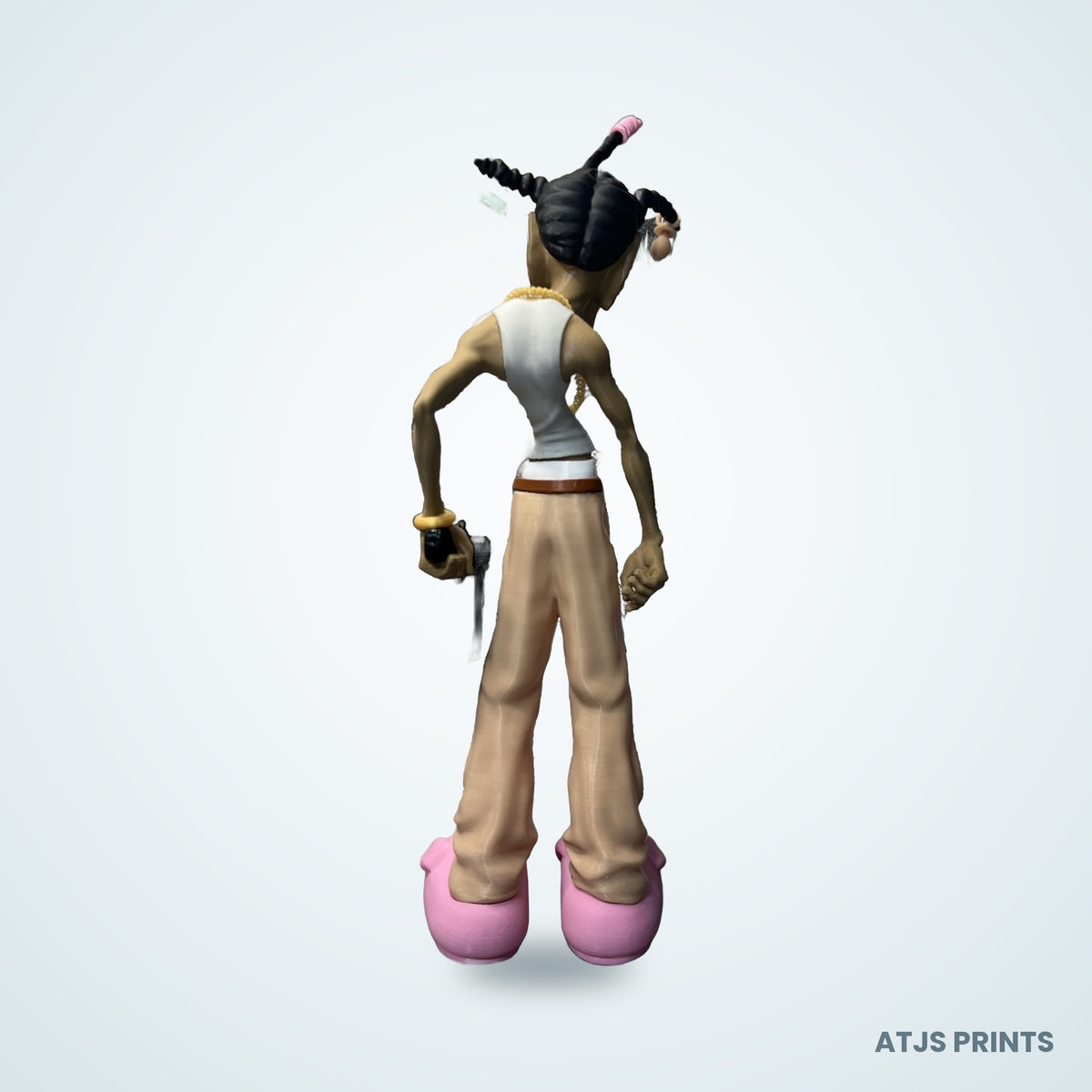 Loc Dog Caricature 3D Printed Figure - 17" - view 4