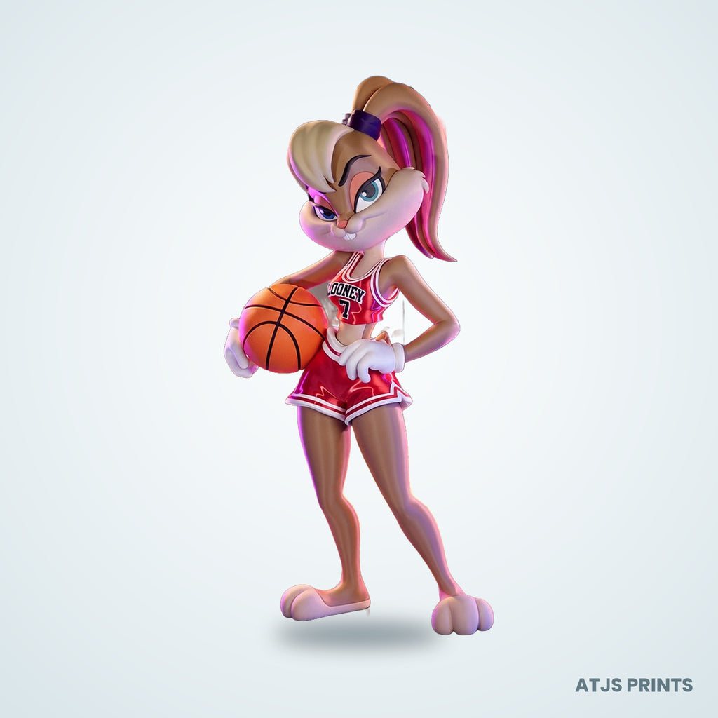 Lola Bunny Basketball 3D Printed Figure - 19" - view 1