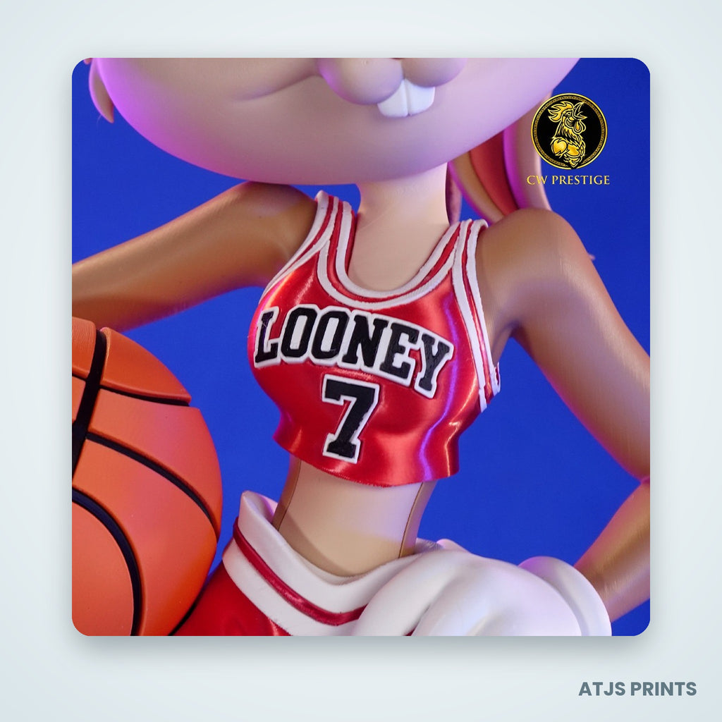 Lola Bunny Basketball 3D Printed Figure - 19" - view 3