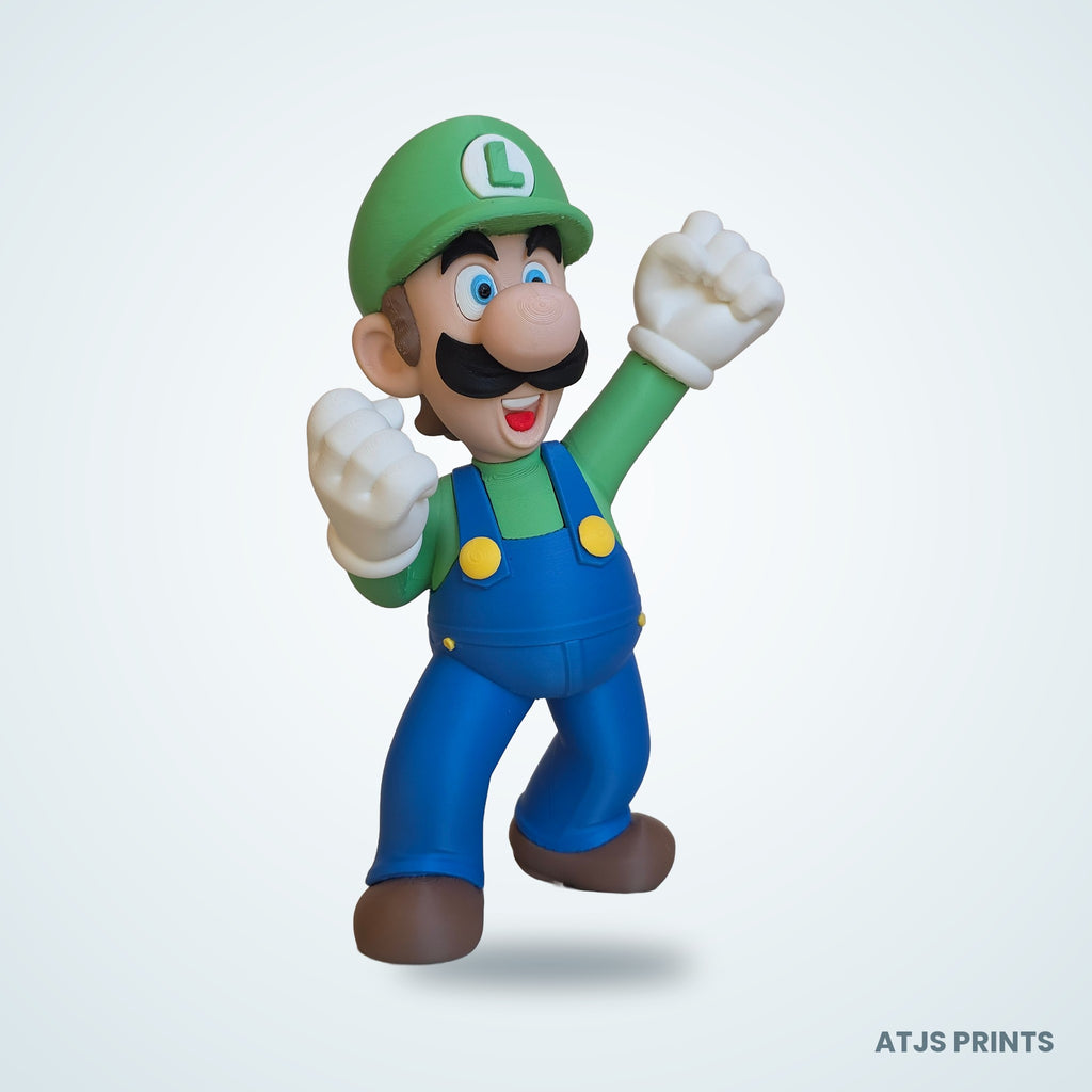 Luigi 3D Printed Figure - 18" - view 1