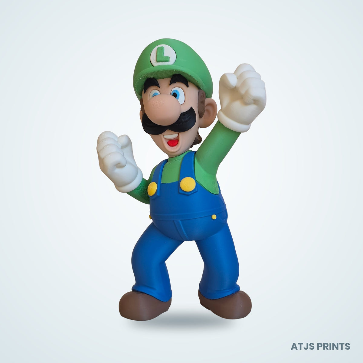 Luigi 3D Printed Figure - 18" - view 2