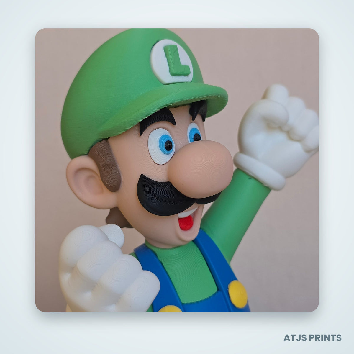 Luigi 3D Printed Figure - 18" - view 6