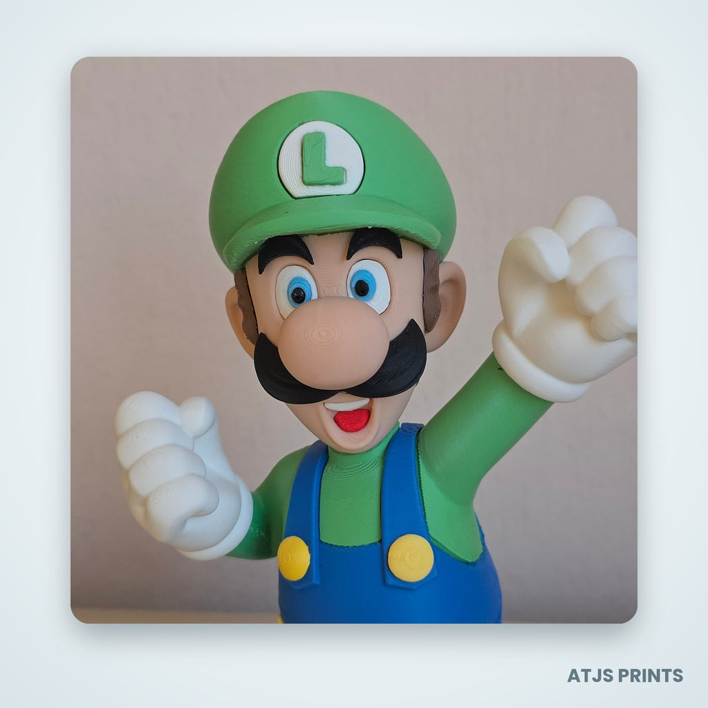 Luigi 3D Printed Figure - 18" - view 7