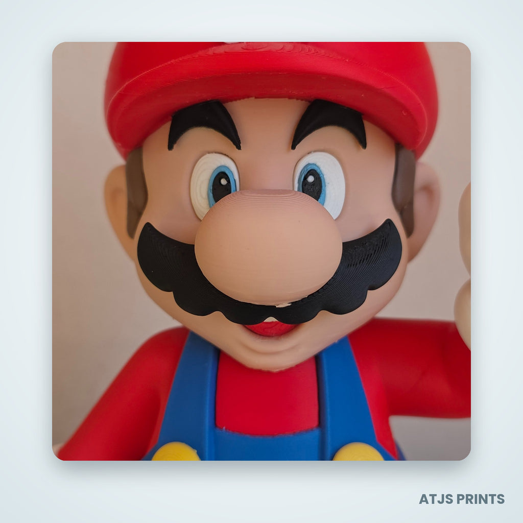 Super Mario 3D Printed Figure - 18" - view 3