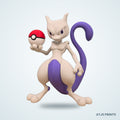 Mewtwo 3D Printed Figure - 16" - view 1