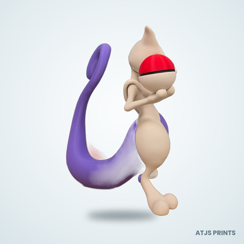 Mewtwo 3D Printed Figure - 16" - view 6