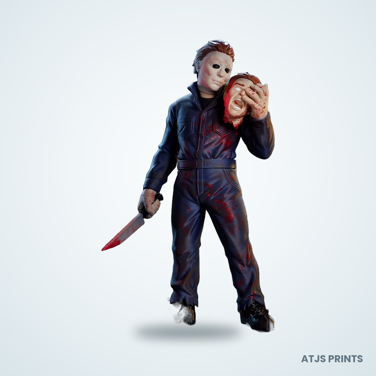 Michael Myers 3D Printed Figure - 16" - view 1