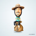 MrBeast Caricature 3D Printed Figure - 15" - view 1