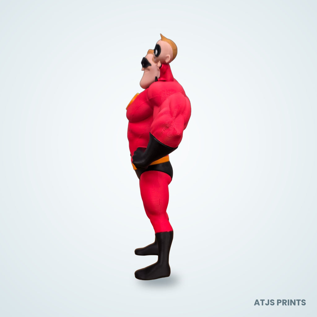 Mr. Incredible & Jack-Jack 3D Printed Figure - 18" - view 3