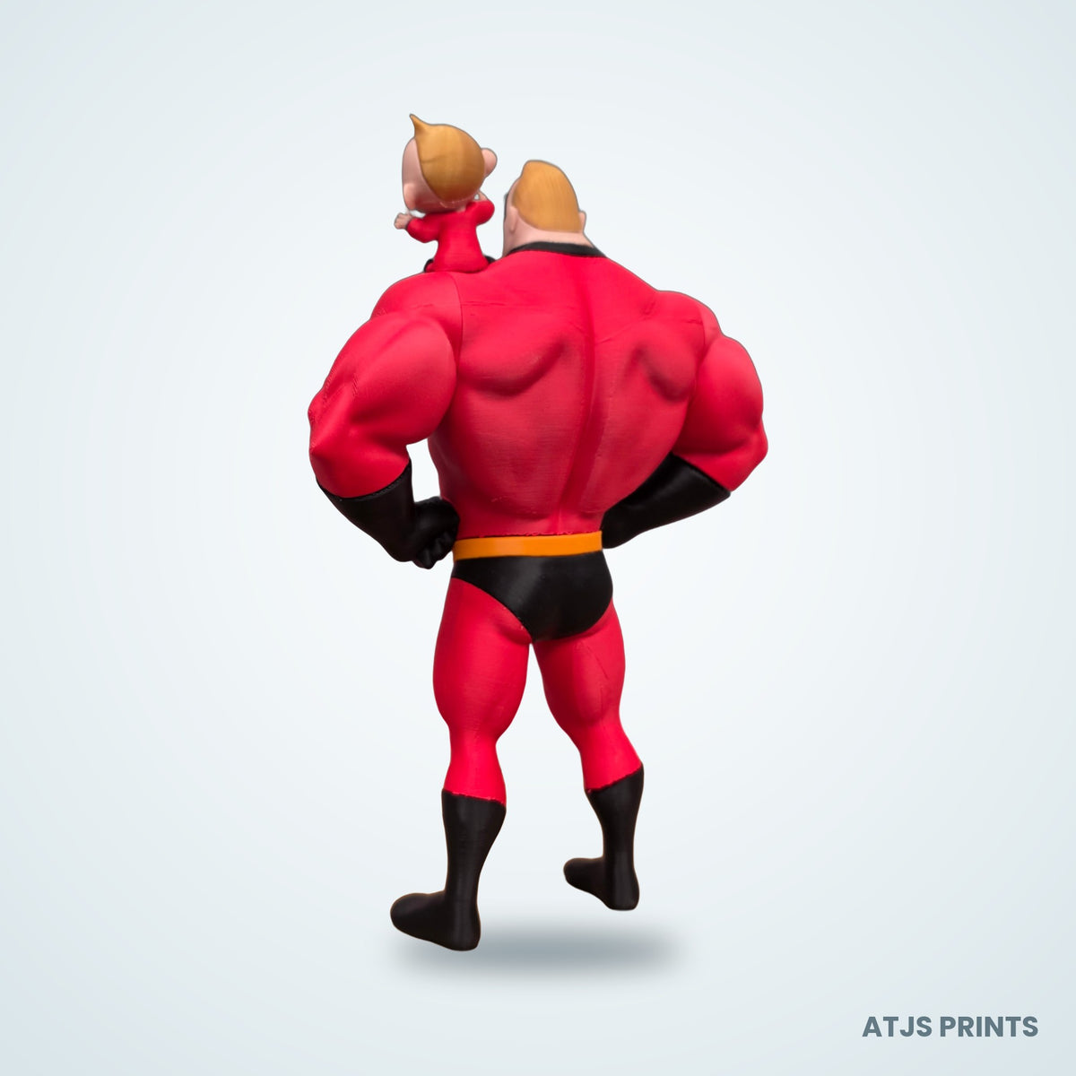 Mr. Incredible & Jack-Jack 3D Printed Figure - 18" - view 4