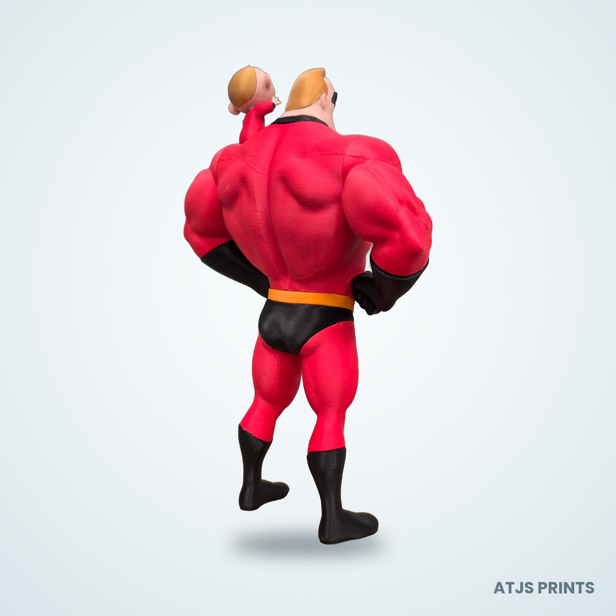 Mr. Incredible & Jack-Jack 3D Printed Figure - 18" - view 5