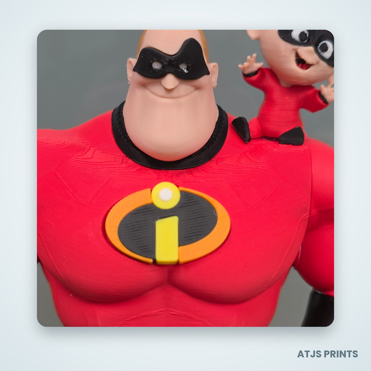 Mr. Incredible & Jack-Jack 3D Printed Figure - 18" - view 8