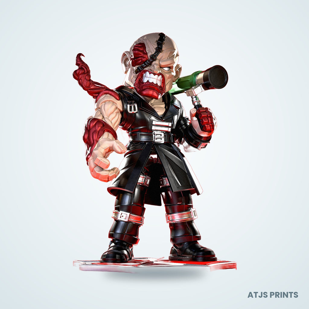 Nemesis (Resident Evil) 3D Printed Figure - 14" - view 1