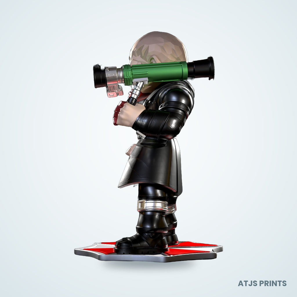 Nemesis (Resident Evil) 3D Printed Figure - 14" - view 3