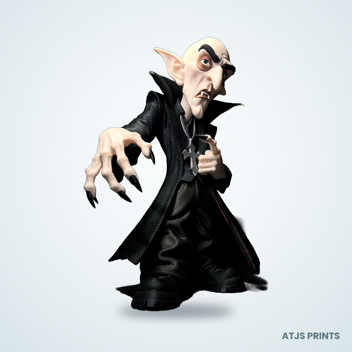 Nosferatu Caricature 3D Printed Figure - 15" - view 1