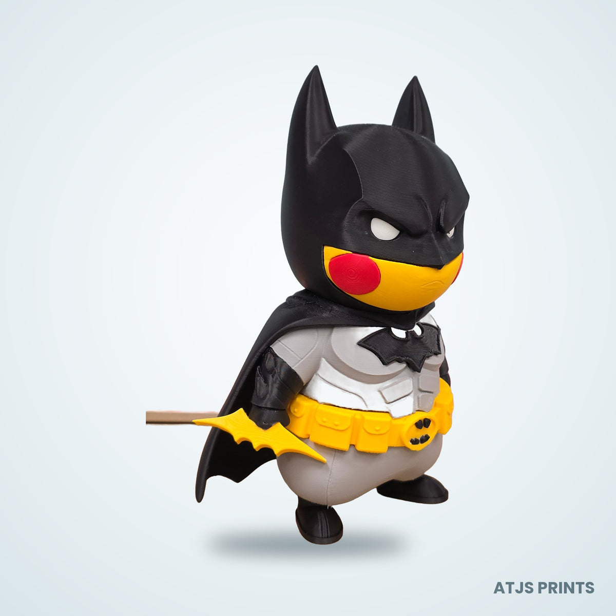 Pikachu as Batman 3D Printed Figure - 19" - view 2