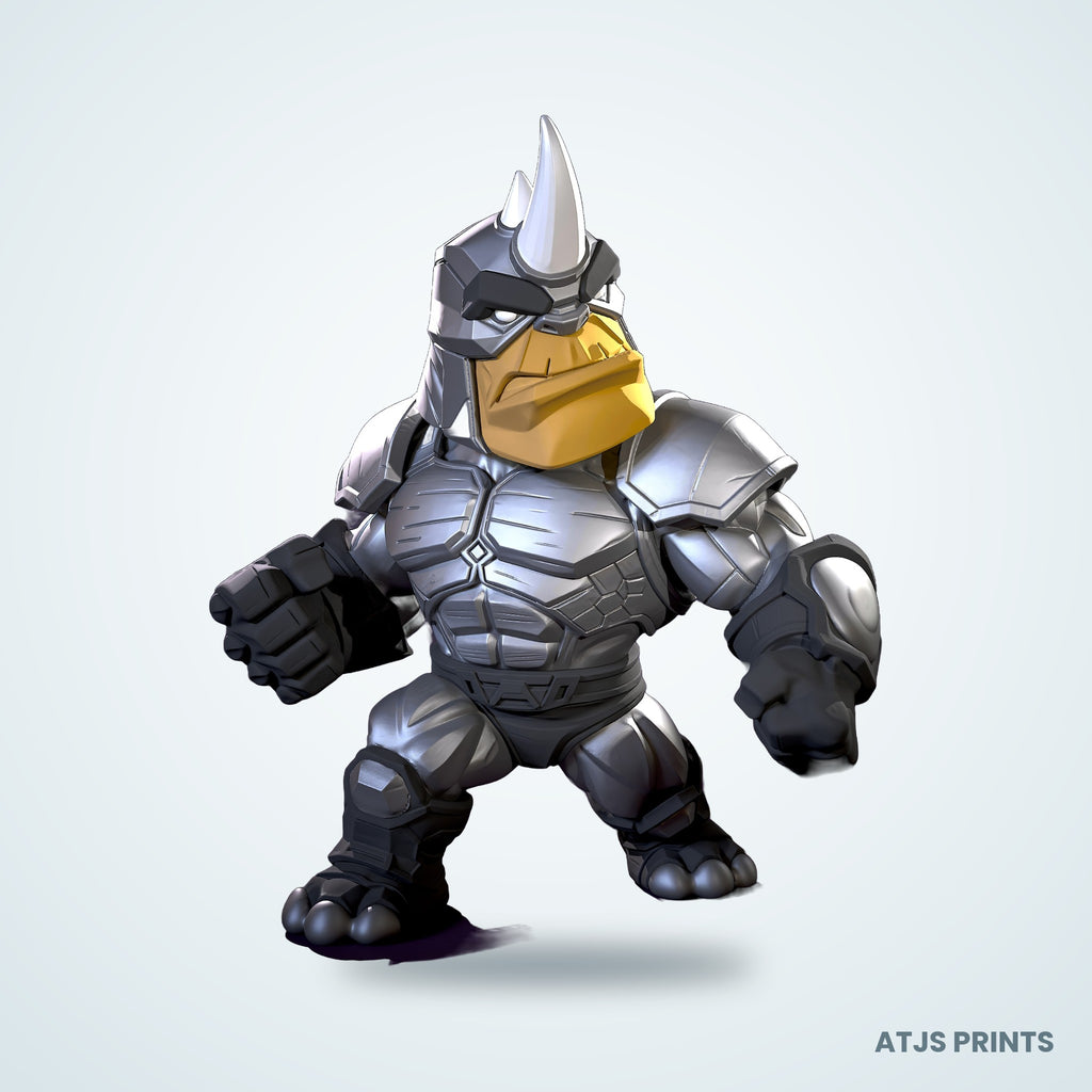 Rhino 3D Printed Figure - 12" - view 1