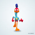 Road Runner as The Flash 3D Printed Figure - 21" - view 1