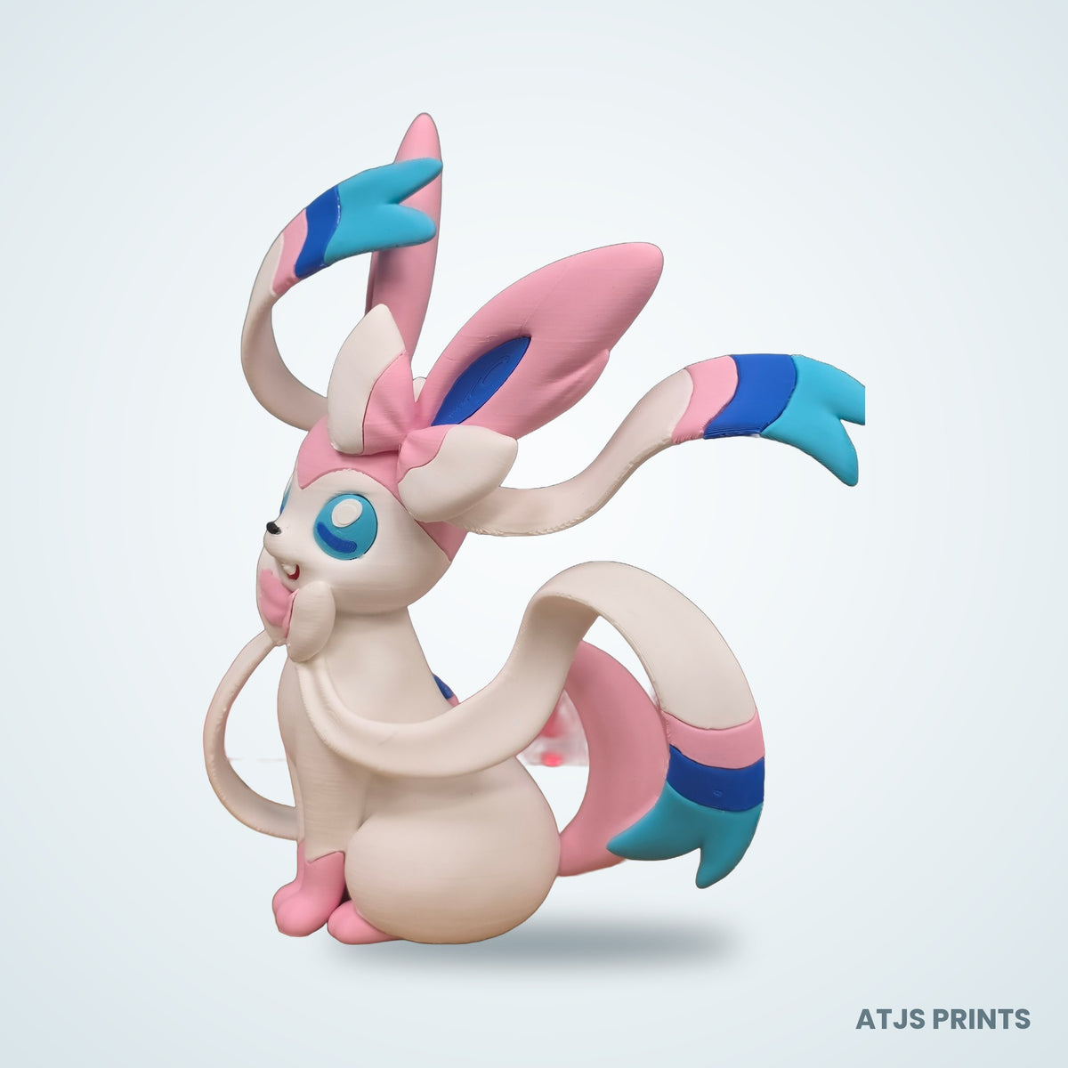 Sylveon 3D Printed Figure - 15" - view 2