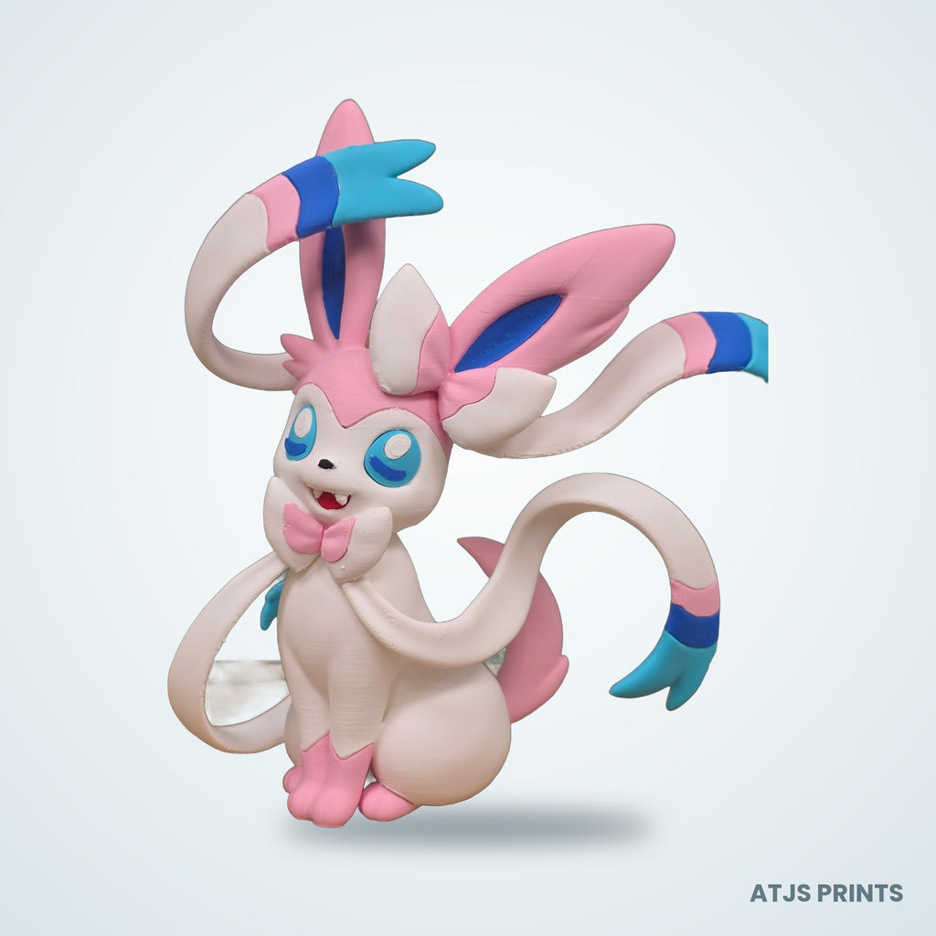 Sylveon 3D Printed Figure - 15" - view 6