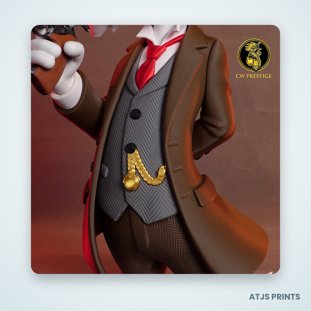 Sylvester Peaky Blinders 3D Printed Figure - 17" - view 3