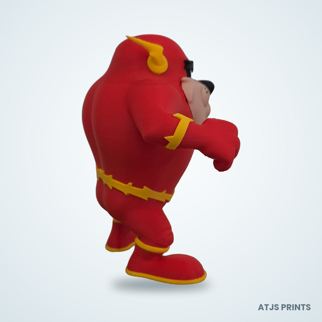 Taz as The Flash 3D Printed Figure - 15" - view 5