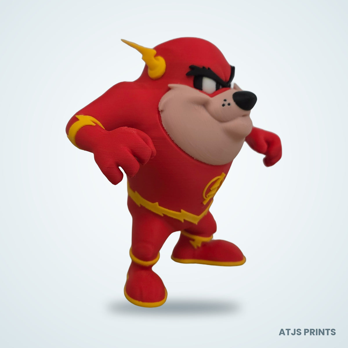 Taz as The Flash 3D Printed Figure - 15" - view 6