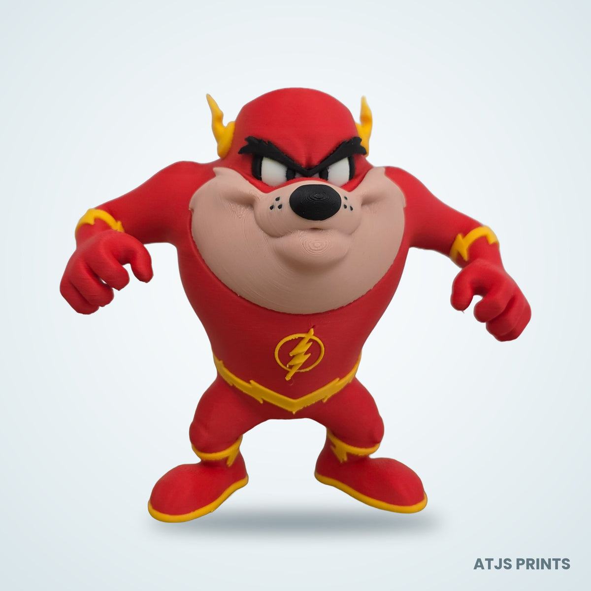 Taz as The Flash 3D Printed Figure - 15" - view 7
