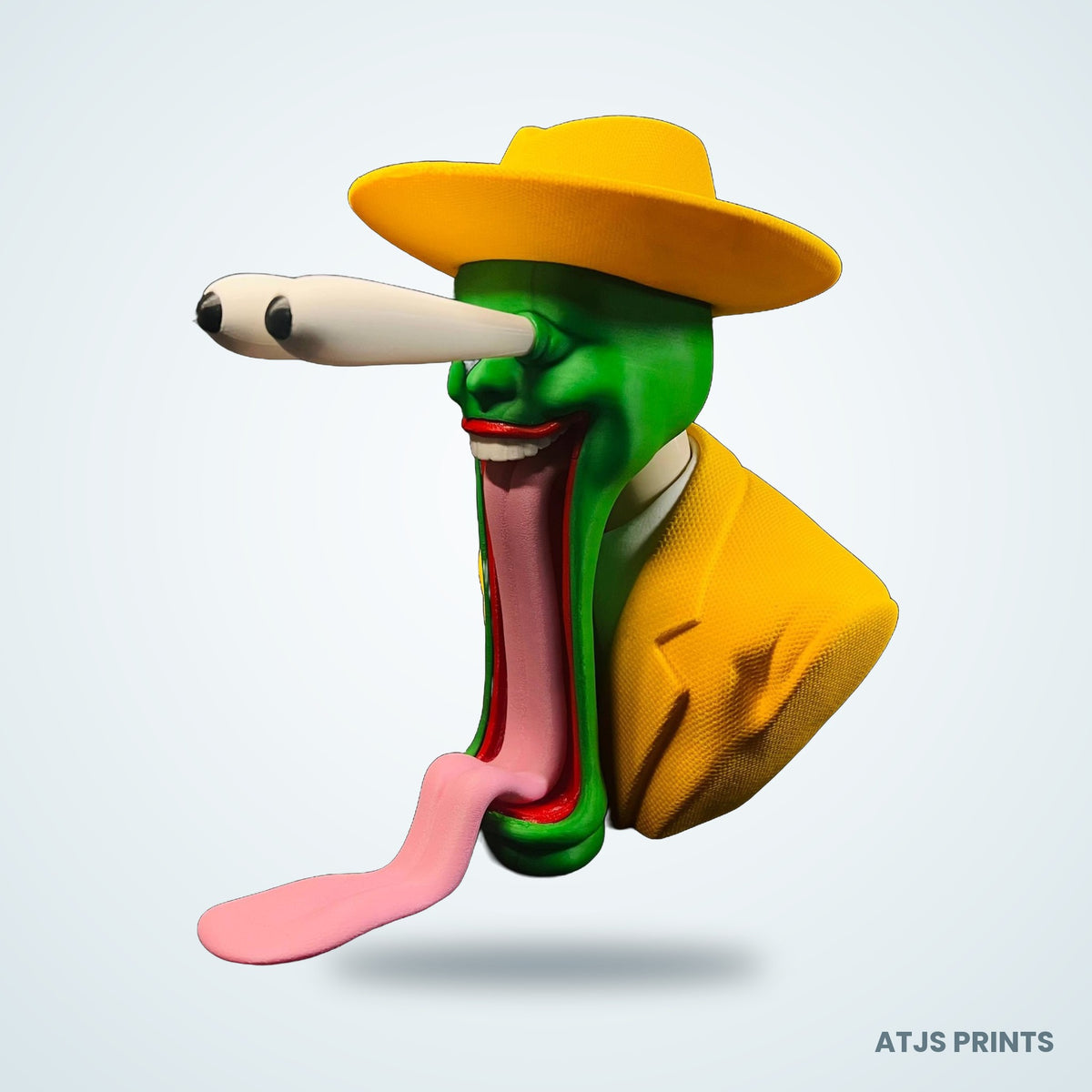 The Mask (Jaw Drop) Caricature 3D Printed Figure - 11" - view 1