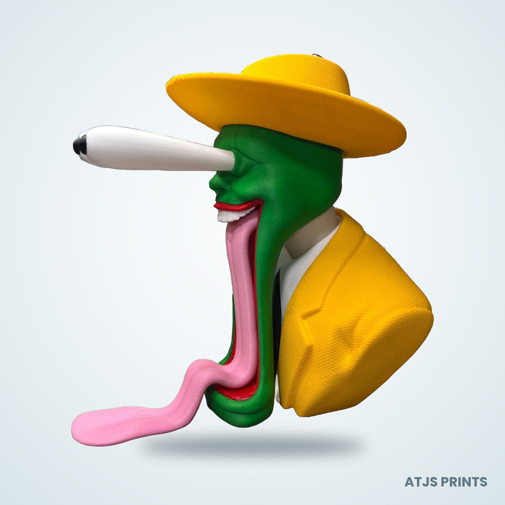 The Mask (Jaw Drop) Caricature 3D Printed Figure - 11" - view 4