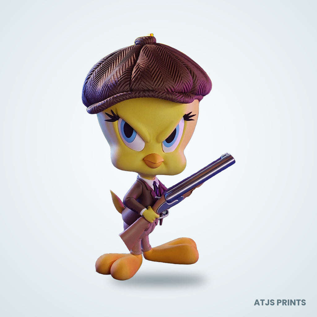 Tweety Peaky Blinders 3D Printed Figure - 11" - view 1
